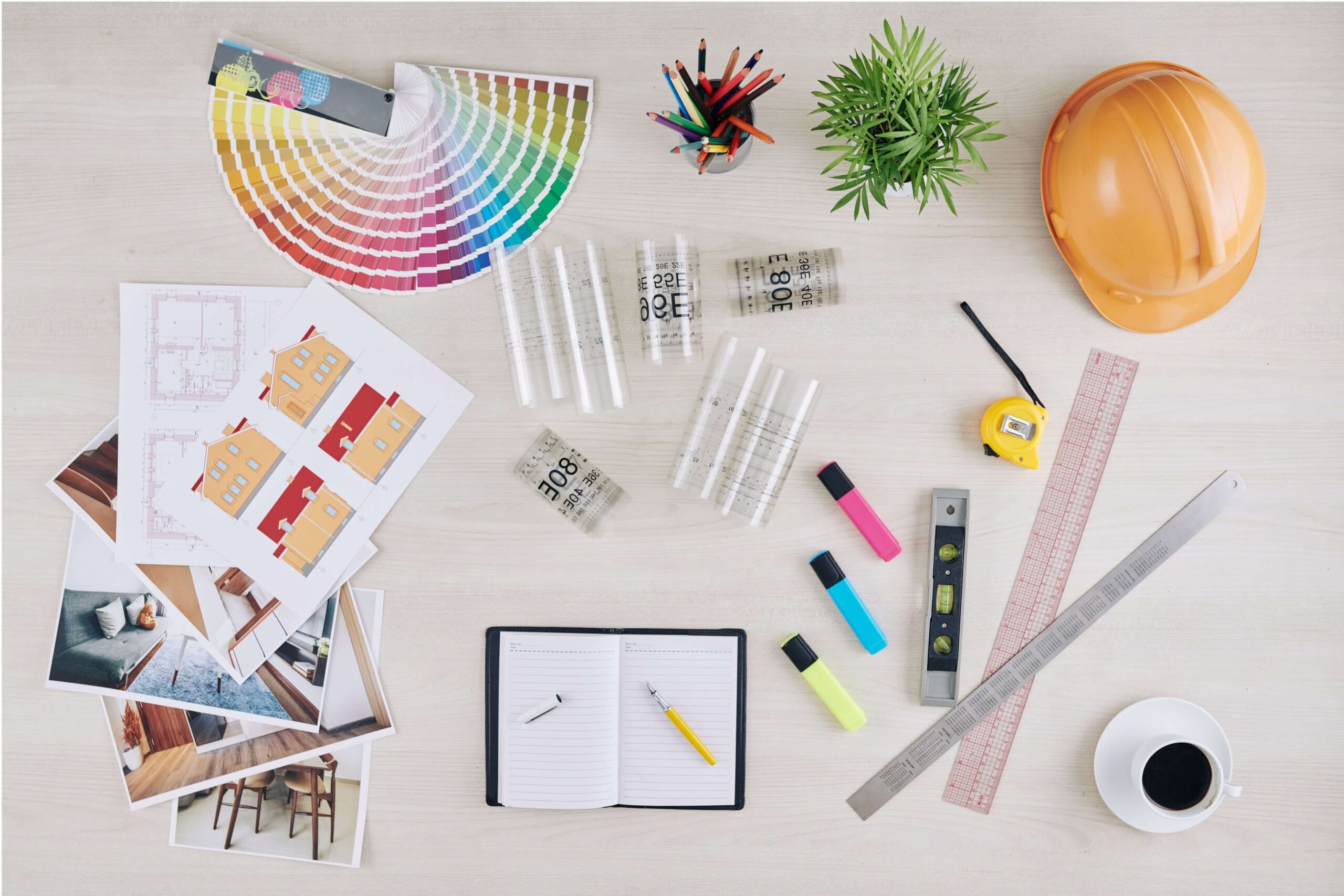 Workspace Of Interior Designer ELZKQJ7 Scaled 1